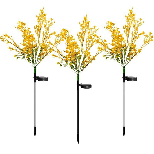 Solar Shrub Garden Lights – Warm White Outdoor Stake Lights