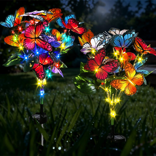 Solar Butterfly Garden Lights – Outdoor Decorative Stake Lights