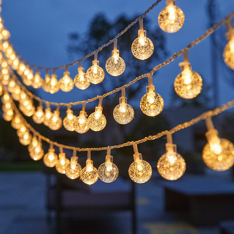 5M 20 LED Battery Operated Fairy String Lights – Globe, Star, Snowflake & Flower Decorative Lights