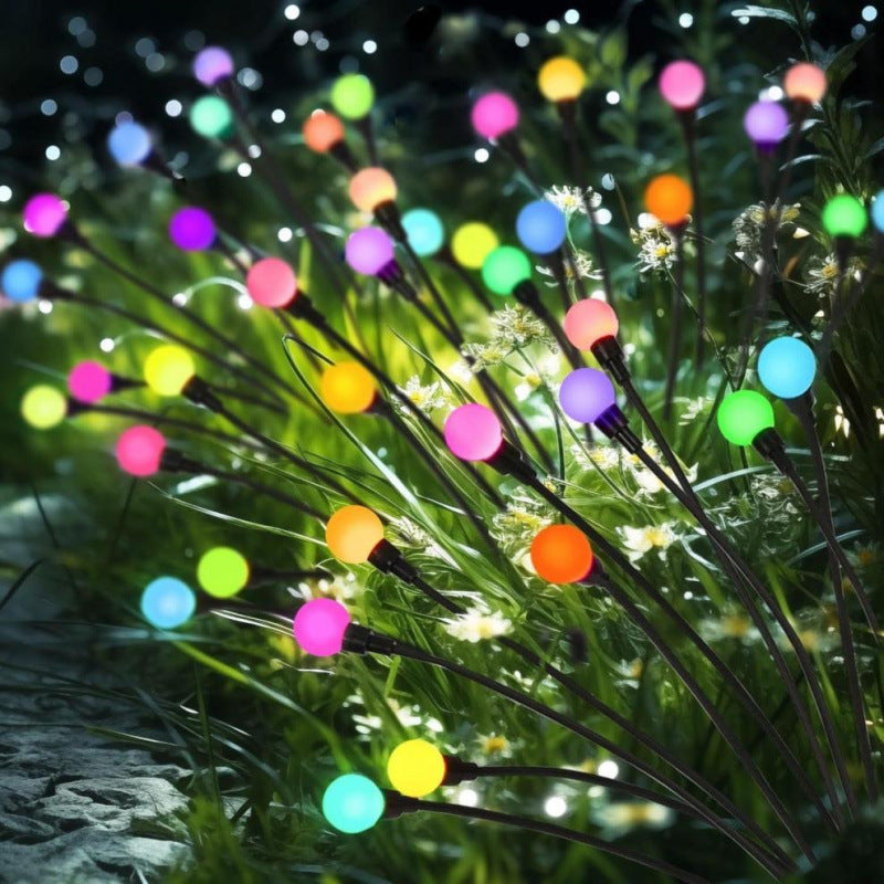 Solar Firefly Garden Lights – 6-Head Outdoor Stake Lights