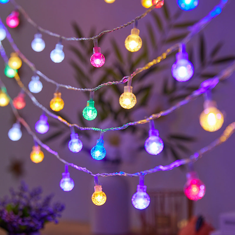 5M 20 LED Battery Operated Fairy String Lights – Globe, Star, Snowflake & Flower Decorative Lights