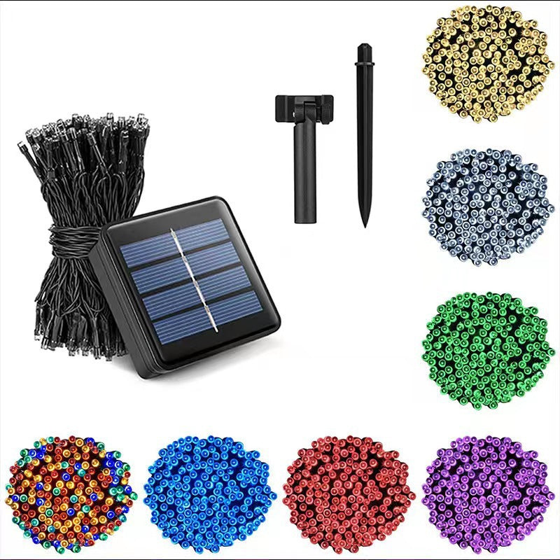 Solar LED String Lights – Outdoor Waterproof Fairy Lights for Garden, Patio & Holiday Decorations