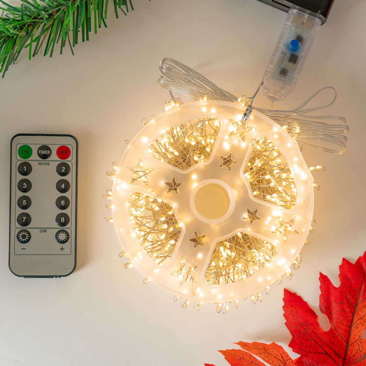 LED Cluster Fairy String Lights with Remote Control – 20M / 30M / 50M