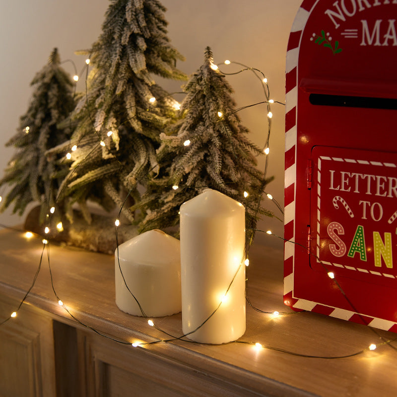 164 ft LED Christmas Tree String Lights – Dark Green Wire