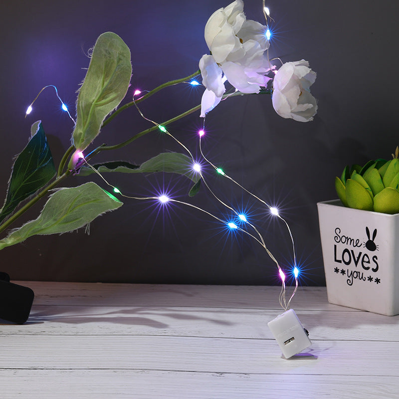 Battery-Operated Fairy String Lights – Warm White & Multicolor