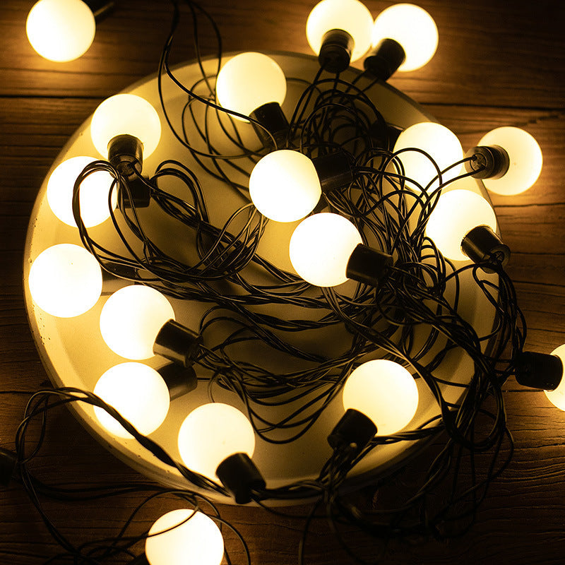 Warm White Globe String Lights – 5M 20 Bulbs / 10M 40 Bulbs
