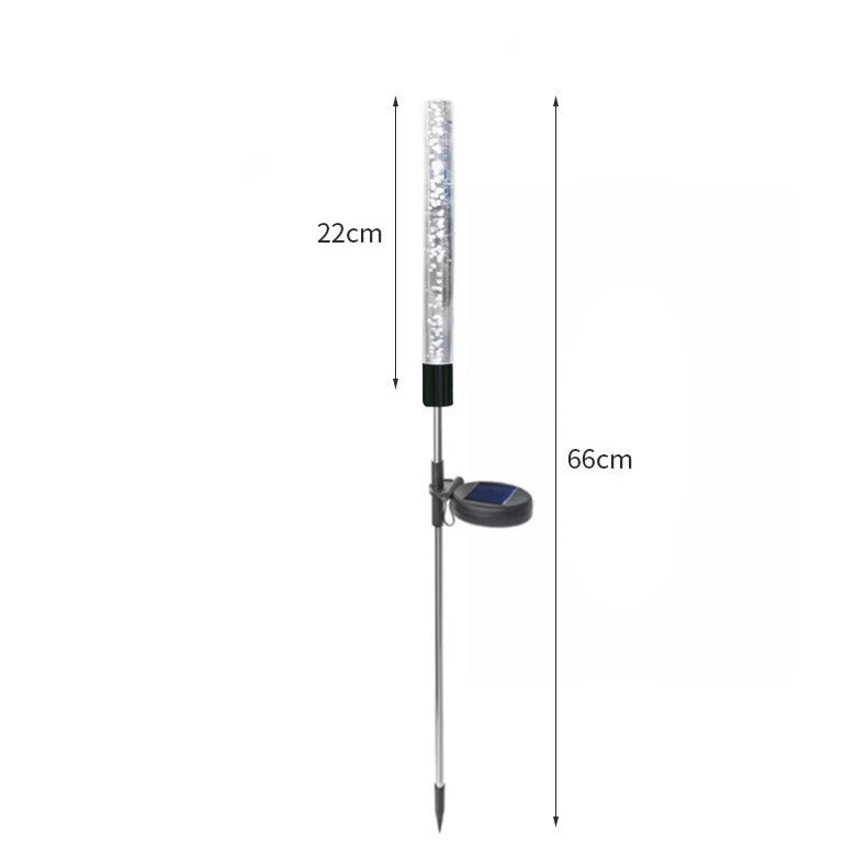 Solar Bubble Tube Garden Lights – Multicolor Outdoor Stake Lights