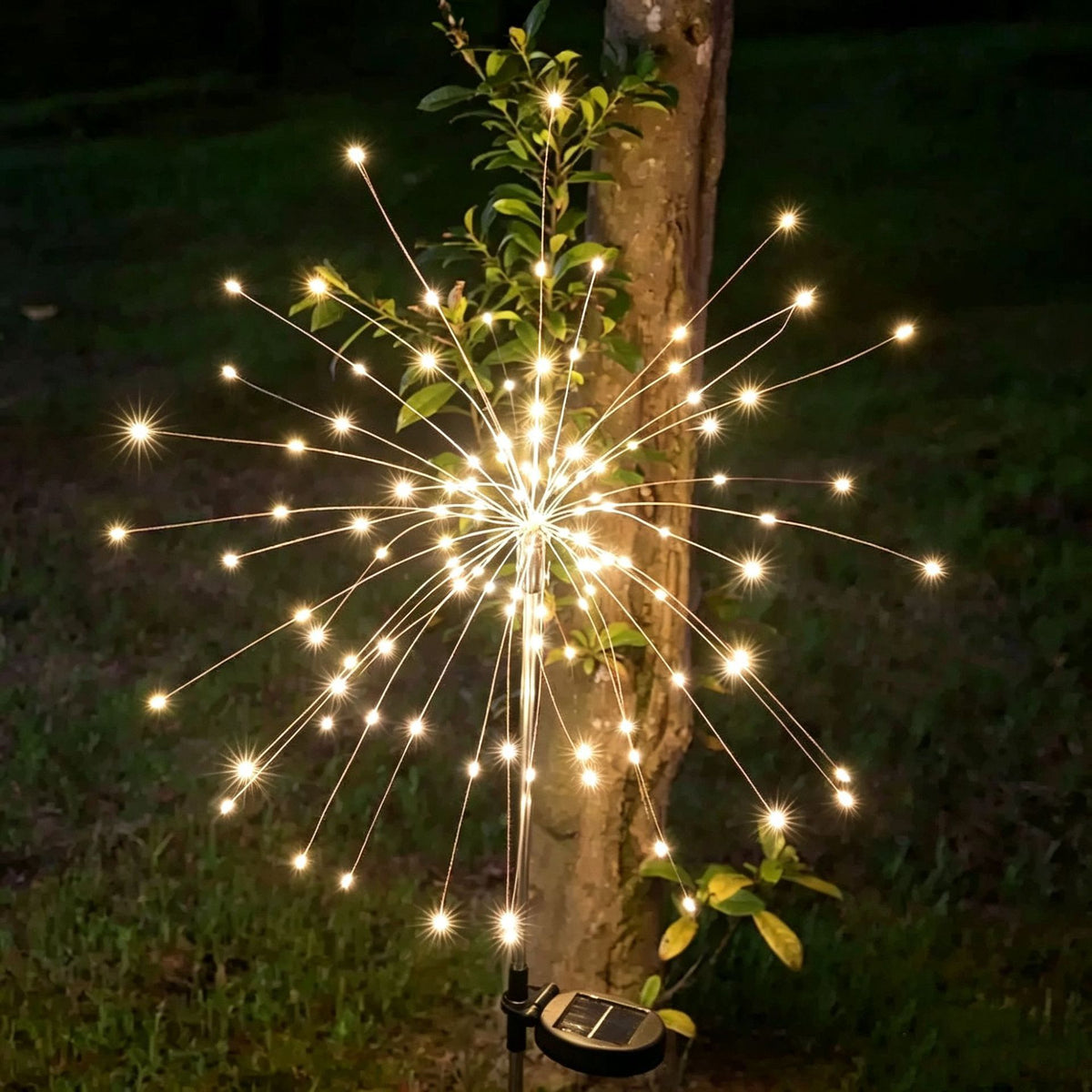 Solar Firework Garden Lights – 120 LED Outdoor Stake Lights