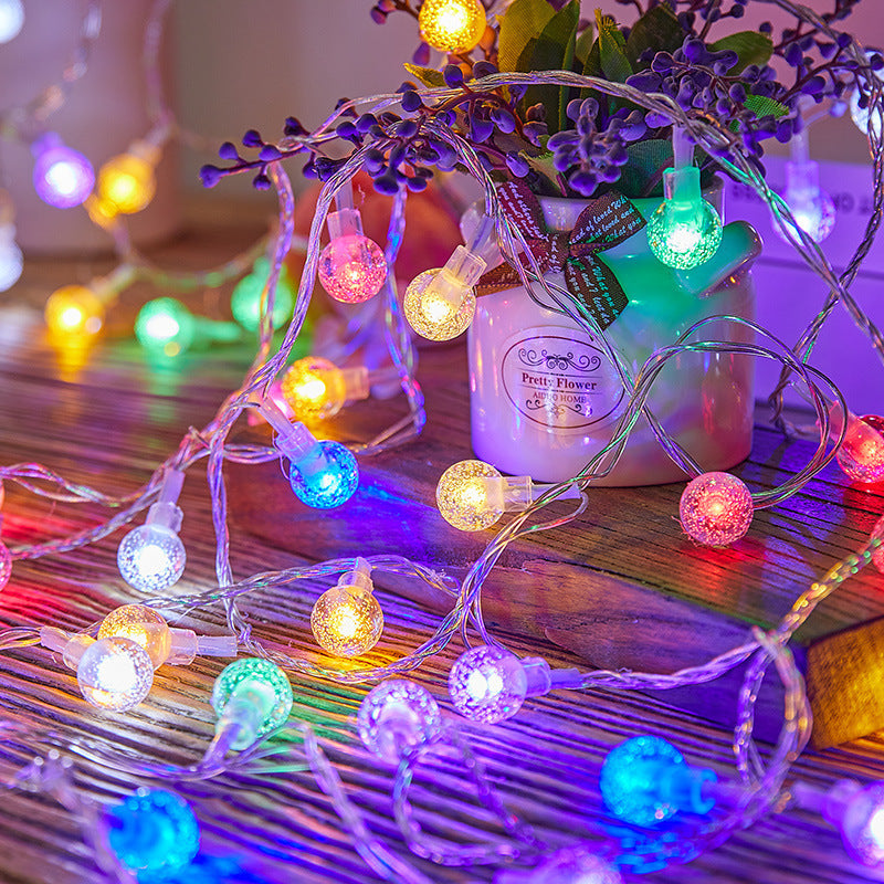 5M 20 LED Battery Operated Fairy String Lights – Globe, Star, Snowflake & Flower Decorative Lights