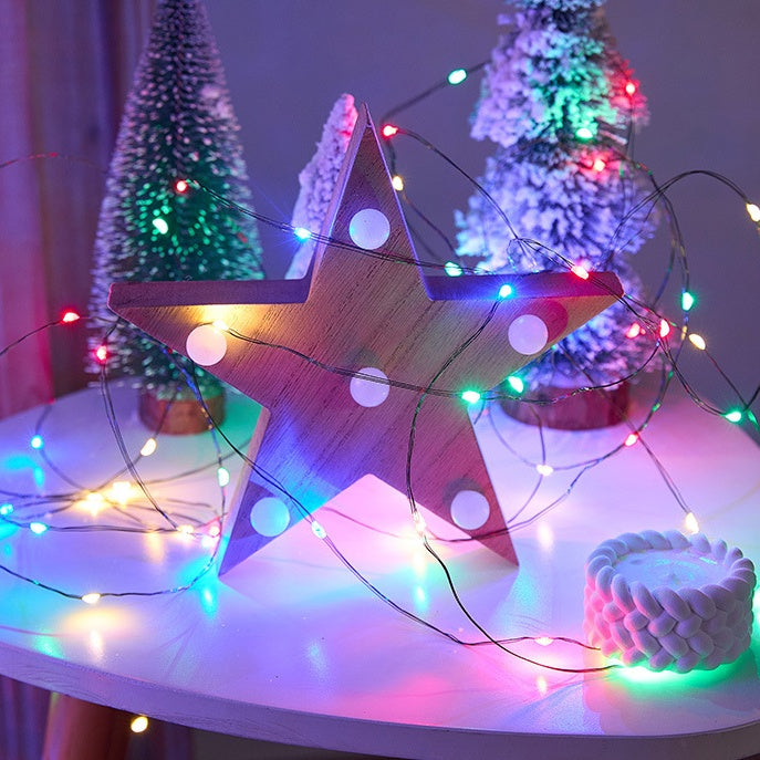 164 ft LED Christmas Tree String Lights – Dark Green Wire