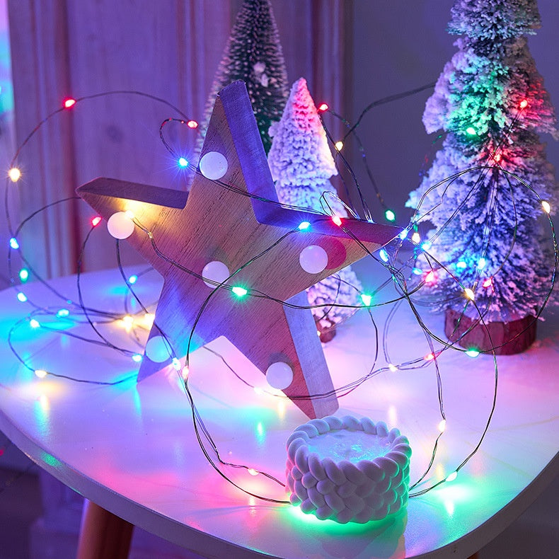 164 ft LED Christmas Tree String Lights – Dark Green Wire