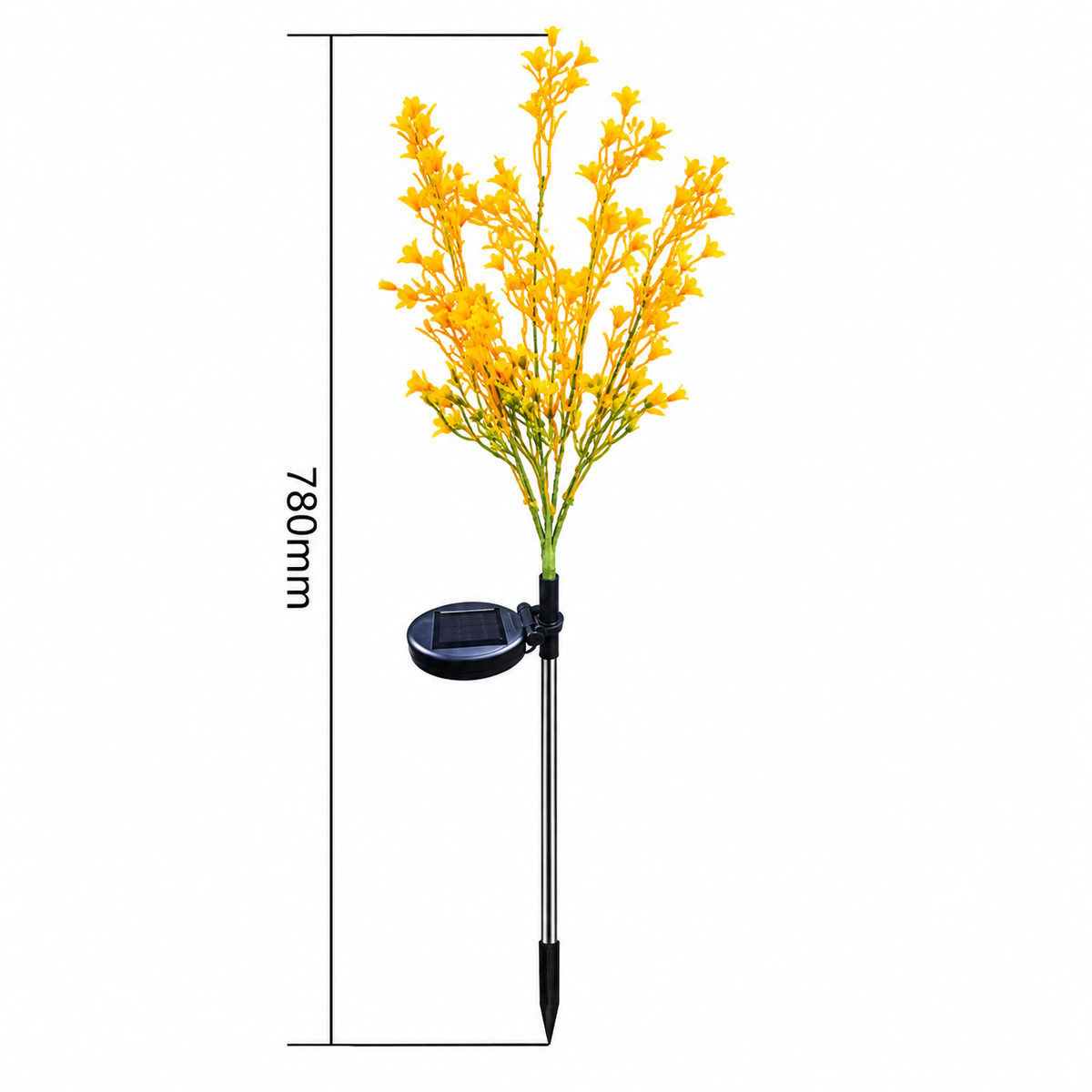 Solar Shrub Garden Lights – Warm White Outdoor Stake Lights