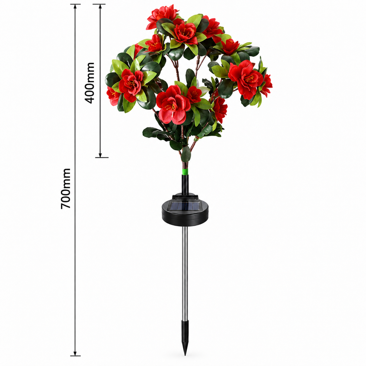 Solar Camellia Garden Lights – Outdoor Flower Stake Lights