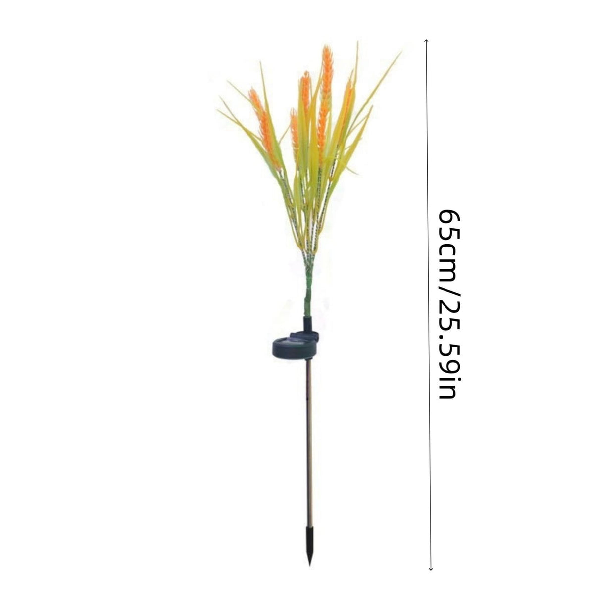 Solar Wheat Garden Lights – Warm White Outdoor Stake Lights