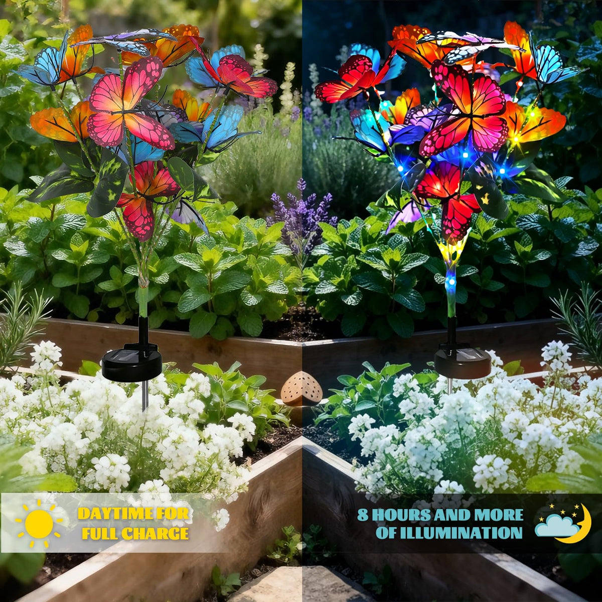 Solar Butterfly Garden Lights – Outdoor Decorative Stake Lights